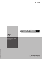 Trotec IR 2200 Bedienungsanleitung
