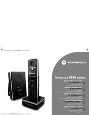 Motorola D810-Serie Bedienungsanleitung