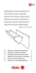 GLATZ Triangular Montage- Und Bedienungsanleitung