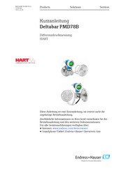 Endress+Hauser Deltabar PMD78B Kurzanleitung