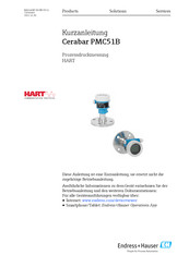 Endress+Hauser Cerabar PMC51B Kurzanleitung