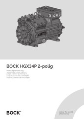 .bock HGX34P/380-2 Montageanleitung