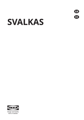 IKEA SVALKAS AA-2242483-1 Bedienungsanleitung
