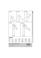 Grohe Lineare 23 443 Montageanleitung