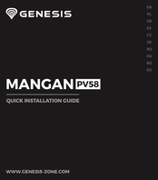 Genesis PV58 Schnellinstalationsanleitung