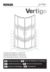 Kohler Vertigo C21R90-GA Installationsanleitung