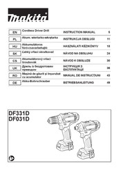 Makita DF031D Betriebsanleitung