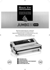 Magic Vac PROFESSIONAL JUMBO 30 evo Betriebsanleitung