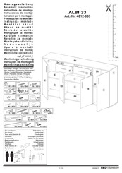 FMD//furniture ALBI 33 Montageanleitung