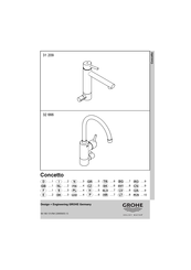 Grohe Concetto 31 209 Montageanleitung