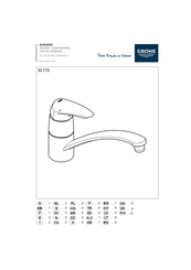 Grohe 33 770 Montageanleitung