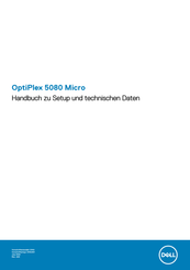 Dell OptiPlex 5080 Micro Einrichtungshandbuch