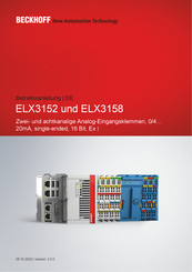Beckhoff ELX3152 Betriebsanleitung