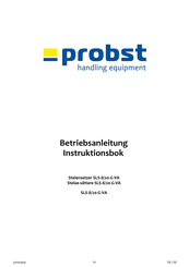 probst SLS-8/20-G-VA Betriebsanleitung