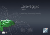 Cuppone Caravaggio CR835/2CD Bedienungs- Und Wartungsanleitung