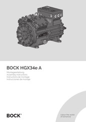 .bock HGX34e/215-4 A Montageanleitung
