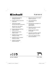 EINHELL TC-ID 720/1 E Originalbetriebsanleitung