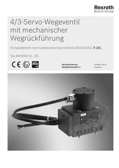 Bosch Rexroth 4WS2EM 10 XL Serie Betriebsanleitung