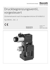 Bosch Rexroth DB 5X/ E Serie Betriebsanleitung