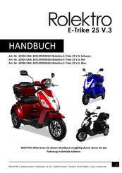 Rolektro E-Trike 25 Handbuch