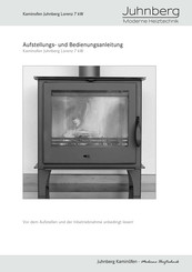 Juhnberg ks-193 Aufstellungs- Und Bedienungsanleitung