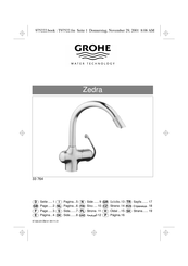 Grohe 33 764 Montageanleitung