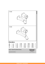 Grohe Grandera 19 930 Montageanleitung