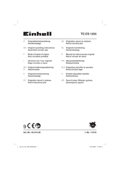 EINHELL TC-CS 1250 Originalbetriebsanleitung