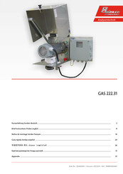 Bühler technologies GAS 222.31 Kurzanleitung