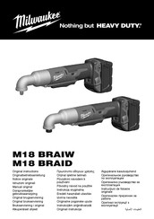 Milwaukee M18 BRAIW Originalbetriebsanleitung