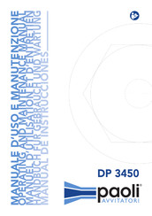 Paoli Avvitatori DP 3450 Handbuch Für Gebrauch Und Wartung