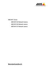 Axis Communications M1134 Benutzerhandbuch