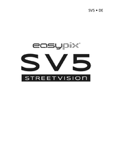Easypix Streetvision SV5 Bedienungsanleitung