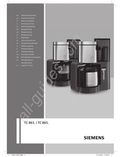Siemens TC 865 Serie Gebrauchsanweisung