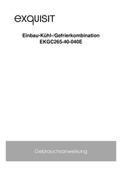 exquisit EKGC265-40-040E Gebrauchsanweisung