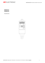 ipf electronic DW35312G Bedienungsanleitung