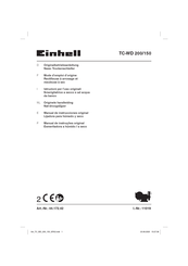 EINHELL TC-WD 200/150 Originalbetriebsanleitung