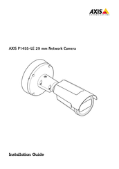 Axis Communications P1455-LE Installationsanleitung
