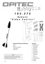 Opitec Rakete Video Courier Montageanleitung
