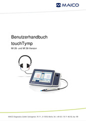 Maico touchTymp MI 26 Benutzerhandbuch