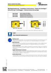 bihl+Wiedemann BWU3249 Montageanweisung
