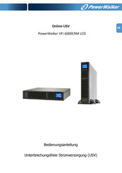 PowerWalker PowerWalker VFI 6000CRM LCD Bedienungsanleitung