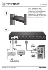 TRENDnet TK-1603R Anleitung Zur Schnellinstallation
