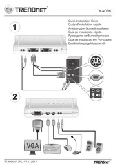 TRENDnet TK-408K Anleitung Zur Schnellinstallation