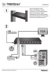 TRENDnet TK-801R Anleitung Zur Schnellinstallation