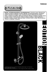 Cornat NOIR STYLE TECBE3422 Montage- Und Bedienungsanleitung