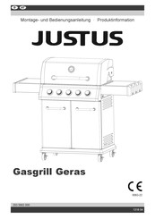 Justus 1318 04 Montage- Und Bedienungsanleitung