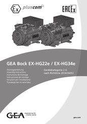 GEA Bock EX-HG22e Serie Montageanleitung