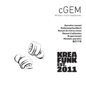 Kreafunk cGEM Bedienungshandbuch