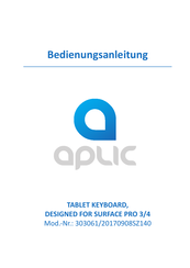APLIC 303061/20170908SZ140 Bedienungsanleitung